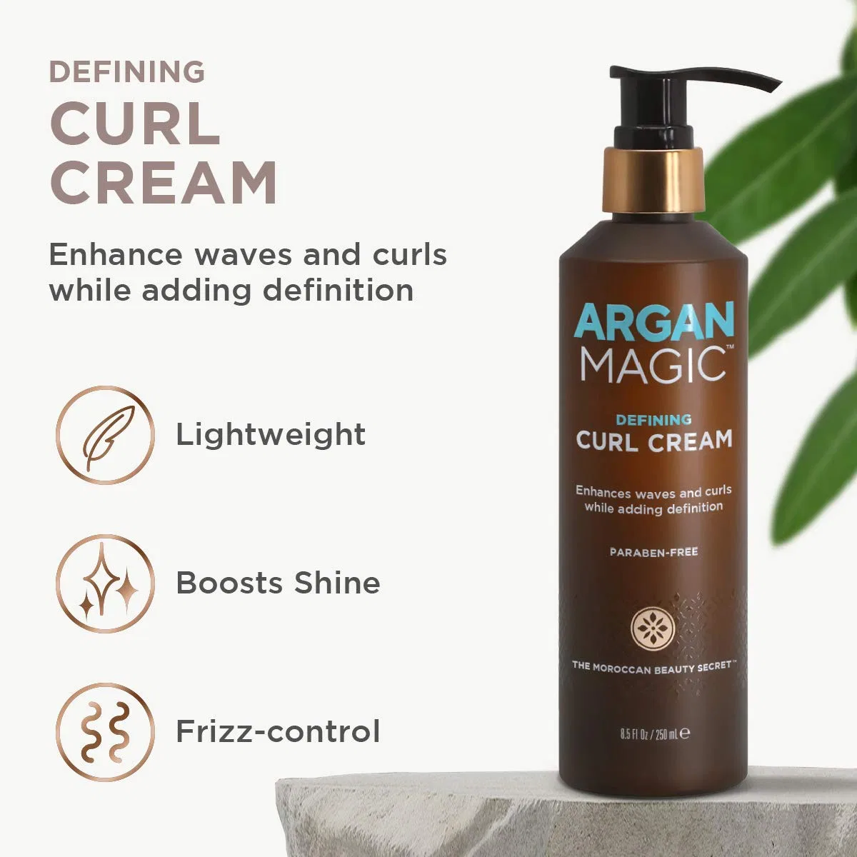 Крем для формирования локонов Argan Magic Defining Curl Cream, 7.5 унций Argan Magic — фото 3