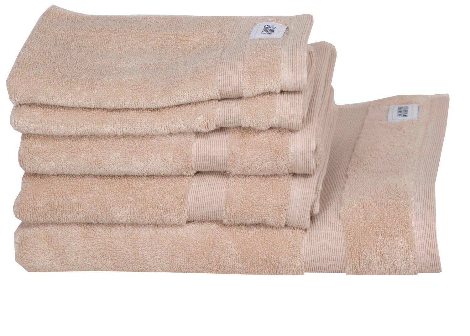 

Полотенца для рук terry set sw-cuddly 5 шт Schöner Wohnen, песочный/бежевый