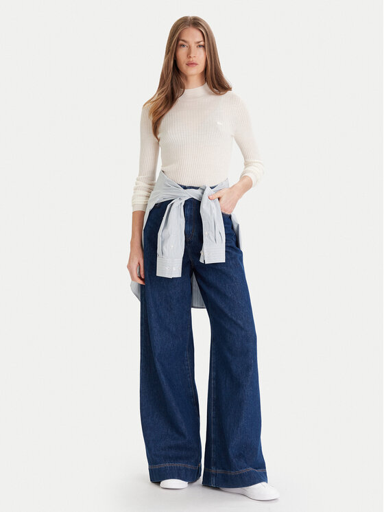 Свитер Lacoste AF4189 slim fit, экрю — фото 2