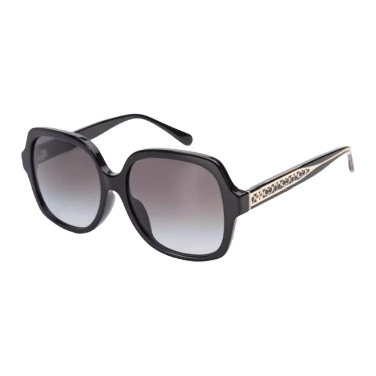 

COACH Брендовые солнцезащитные очки с логотипом на дужке, квадратные, унисекс, черные