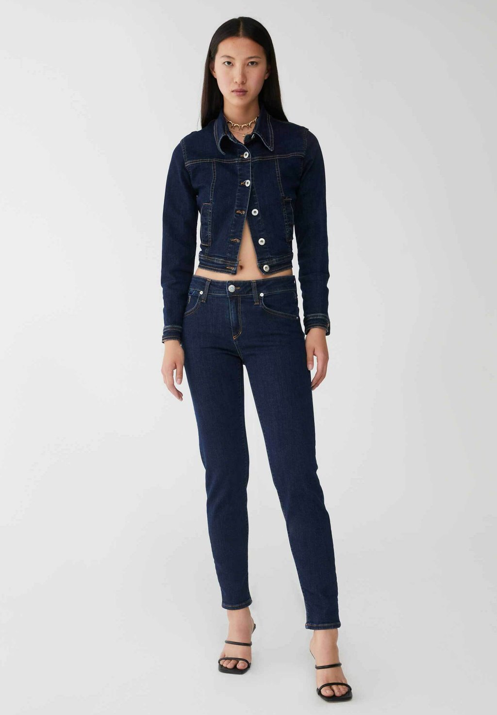 

Джинсы облегающего кроя JAPAN SPIRIT REGULARE Shaft, цвет Blu Denim