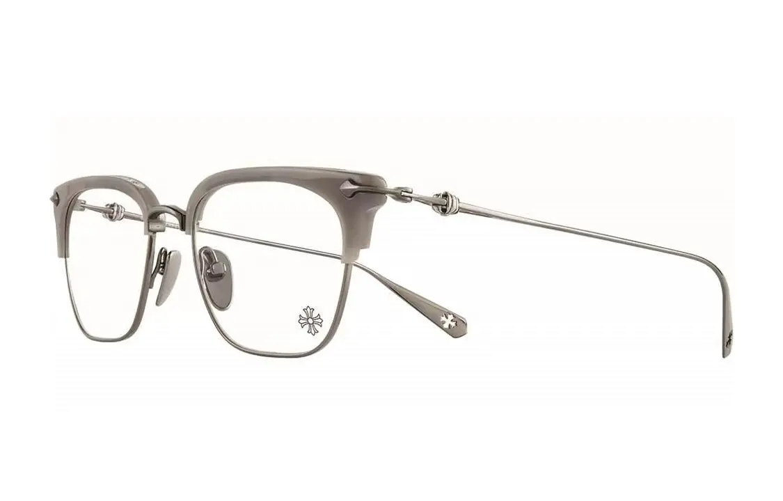 

Chrome Hearts Титановая оправа для очков неправильной формы унисекс серый, Gray