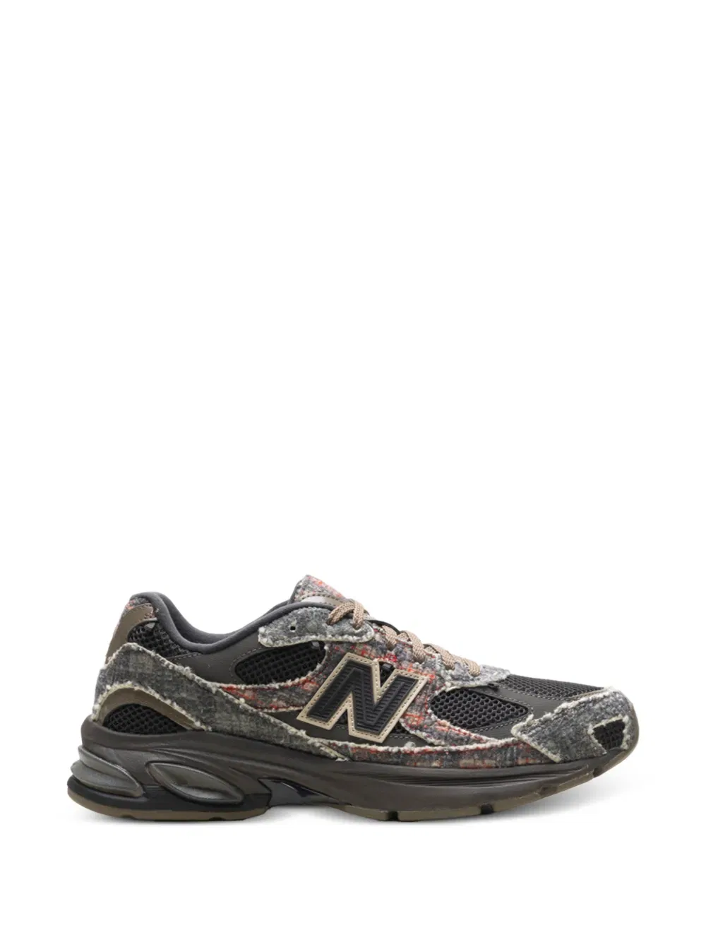 Низкие кроссовки с эффектом потертости New Balance, серый