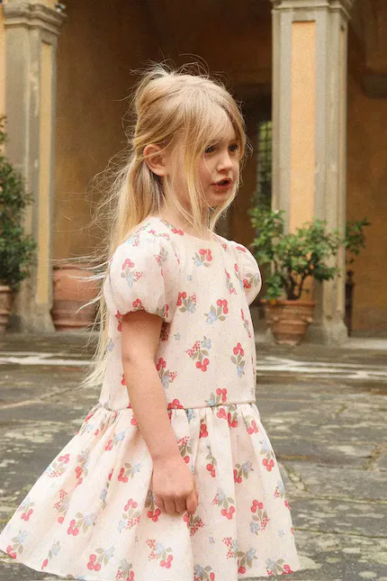 Платье babydoll ZIA DRESS Konges Sløjd, бежевый