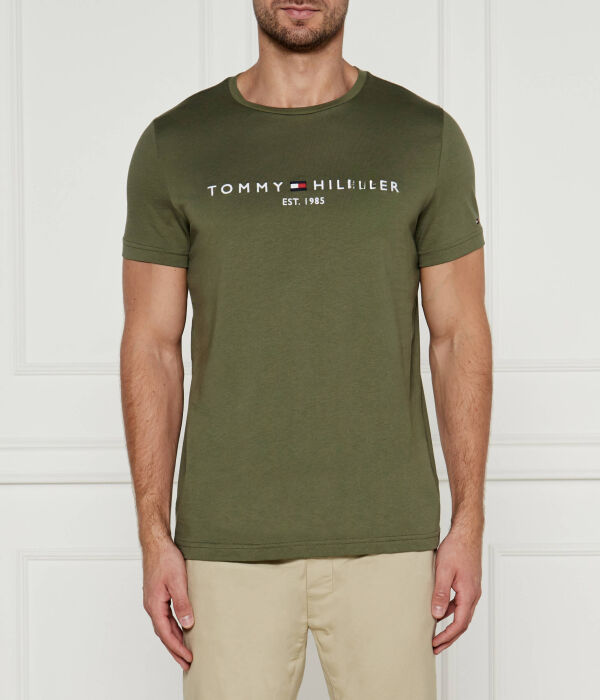 

Футболка мужская Tommy Hilfiger хлопковая с логотипом, зеленый