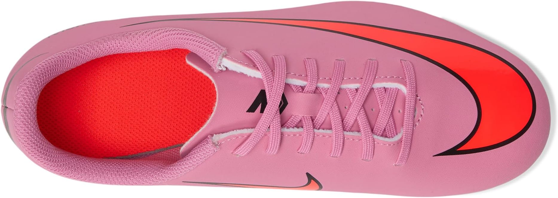 Кроссовки Nike Kids Jr. Mercurial Vapor 16 Club, цвет Magic Flamingo/Black/Total Crimson — фото 2