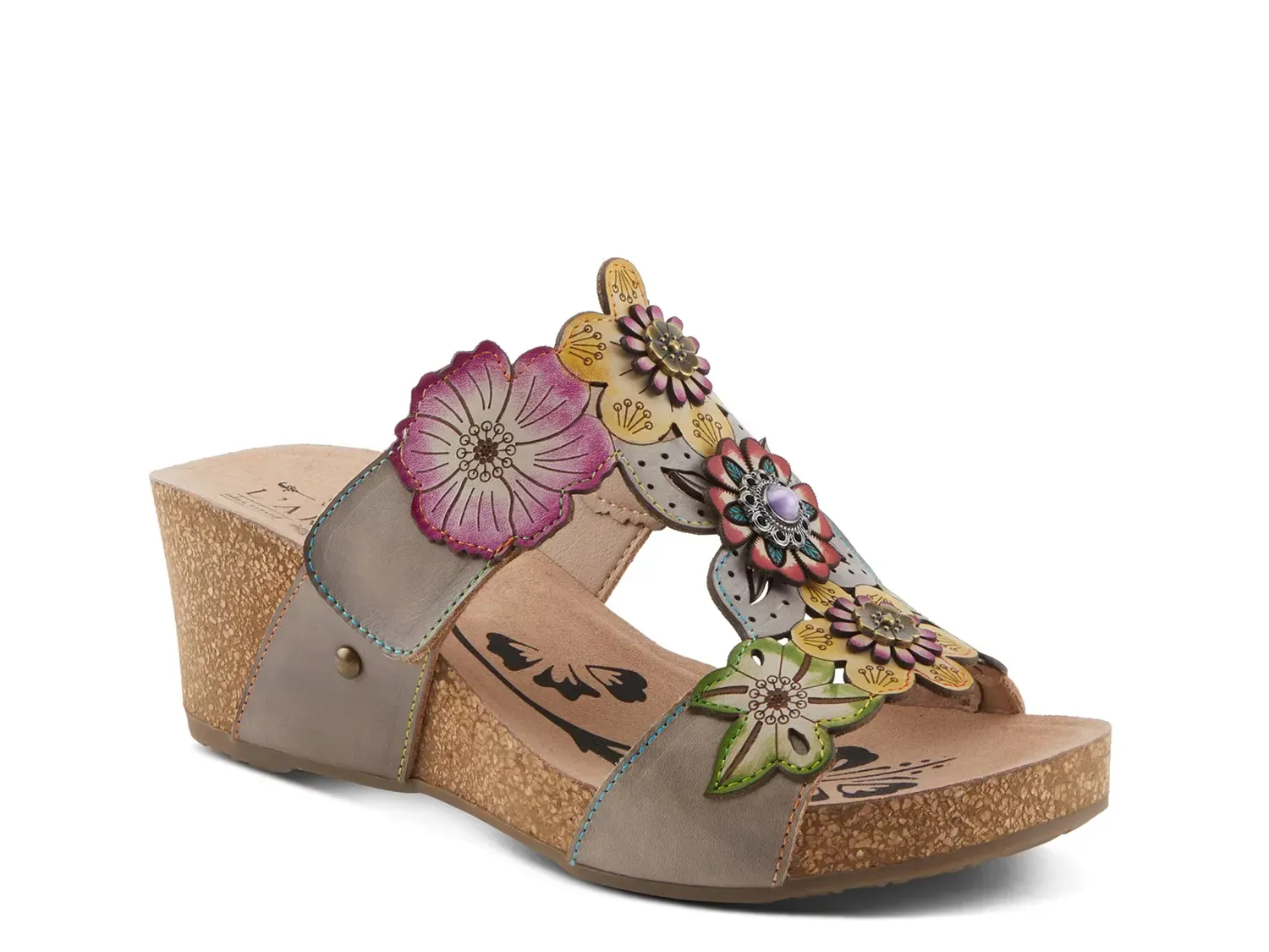 Босоножки на платформе Pretty Petals L'Artiste, Grey