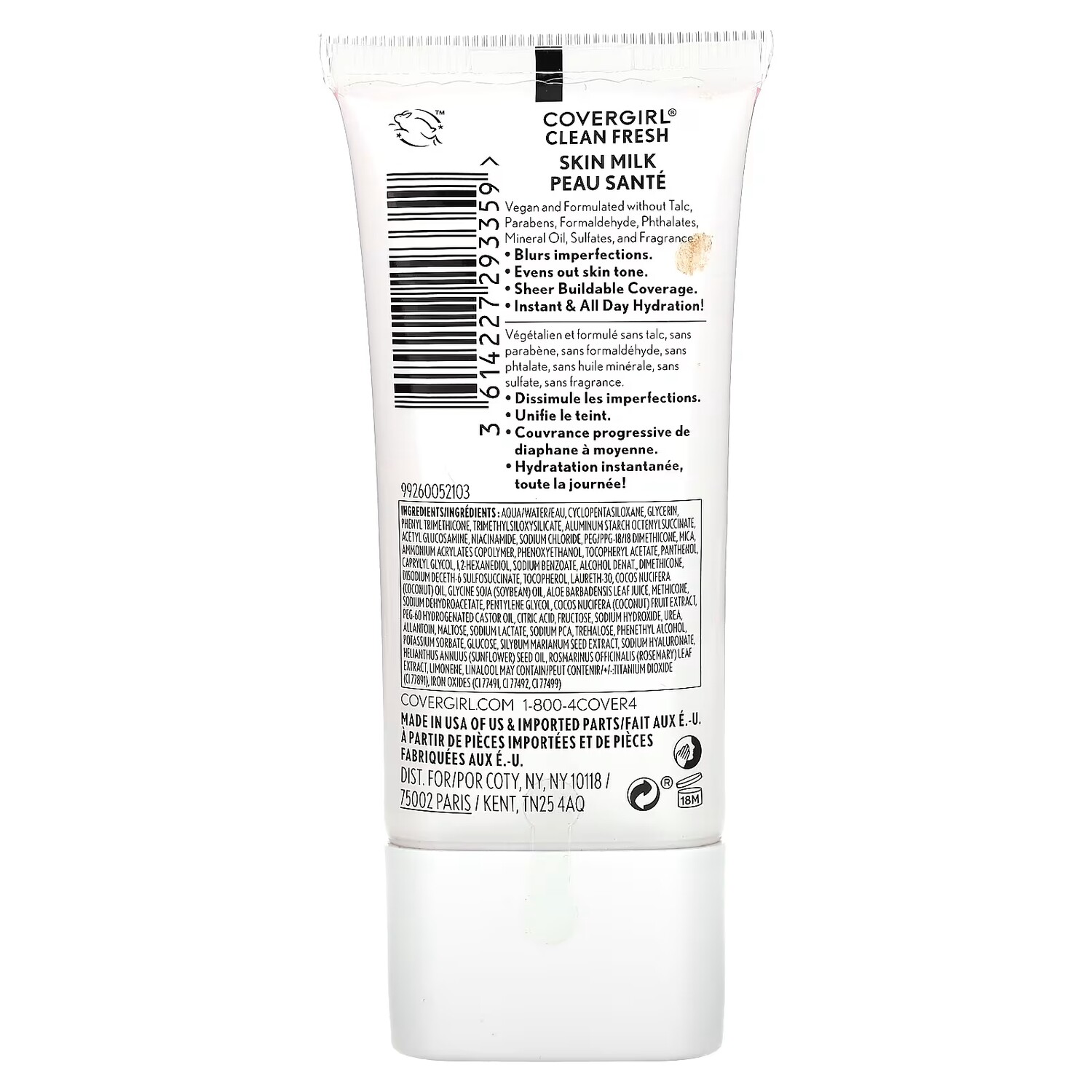 

Тональная основа Covergirl CLean Fresh Skin 550 Light/Medium, 30 мл