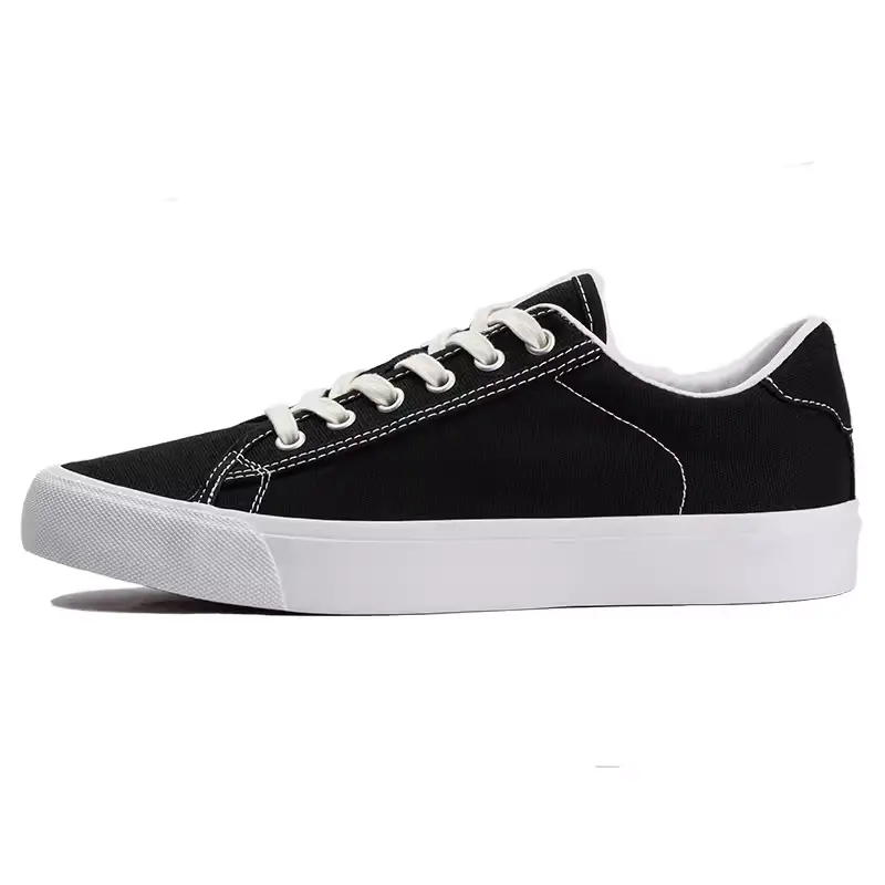 

Кроссовки GOLUCK Skateboarding Shoes Unisex Low-top Black/White, черный/белый