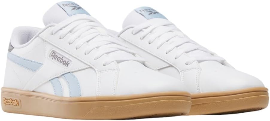 Кроссовки Reebok Unisex-Adult Reebok Court Retro, белый/голубой — фото 4
