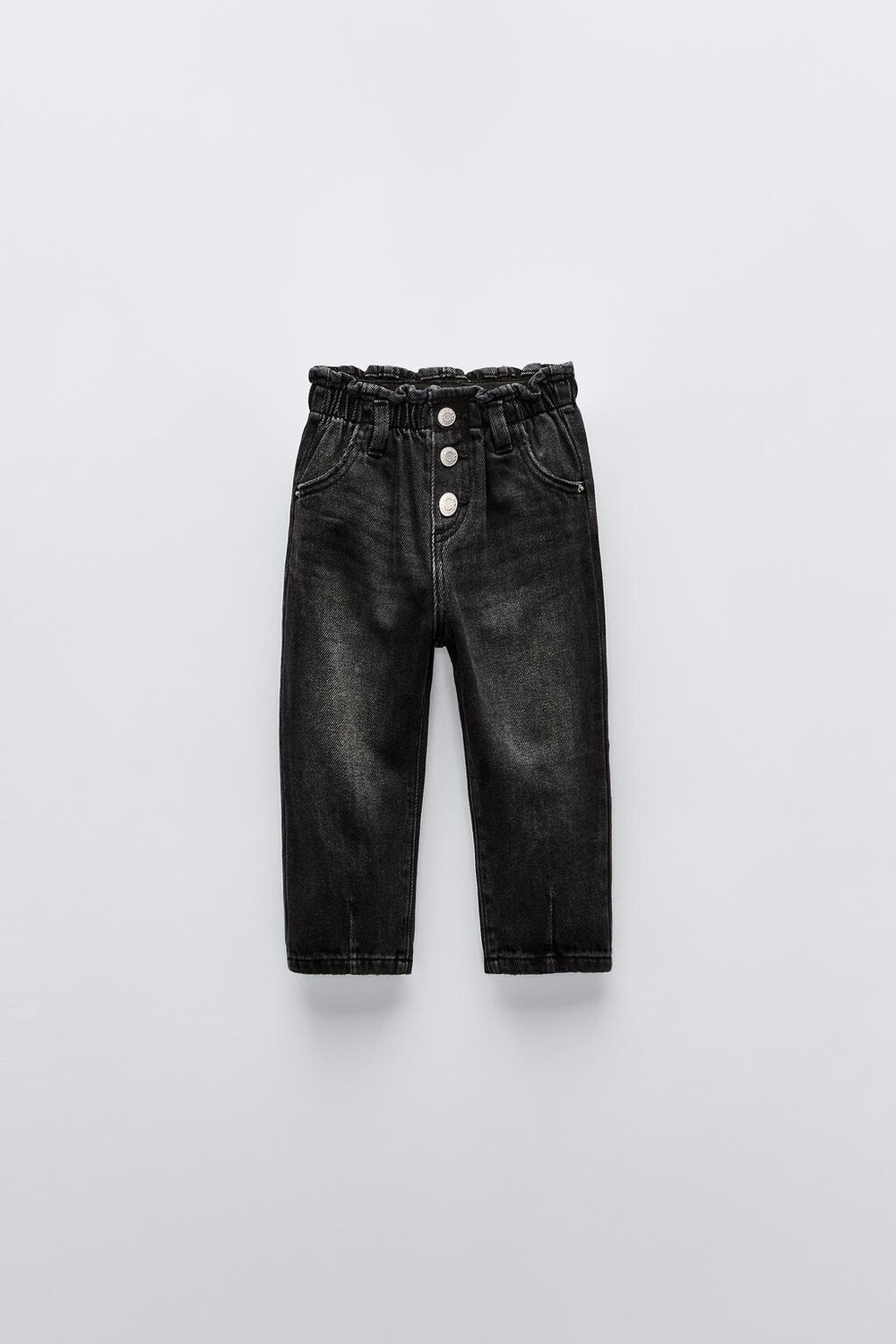 

Мешковатые джинсы ZARA, черный
