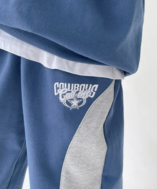 Детский костюм с логотипом и гитарой BERRYCLOSET, хлопок/полиэстер, светло-серый — фото 2