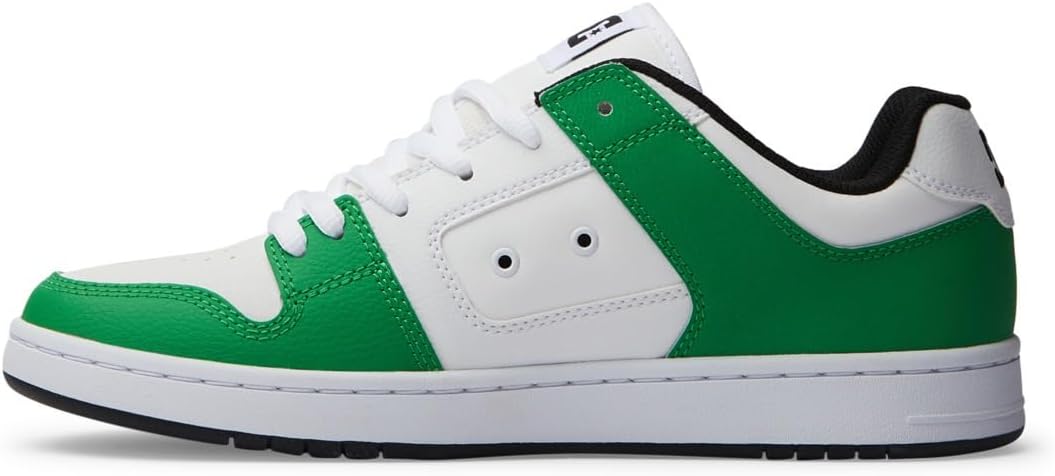 Мужские кроссовки DC Shoes Manteca 4 водонепроницаемые зимние высокие скейтерские, белый/зеленый/желтый — фото 3