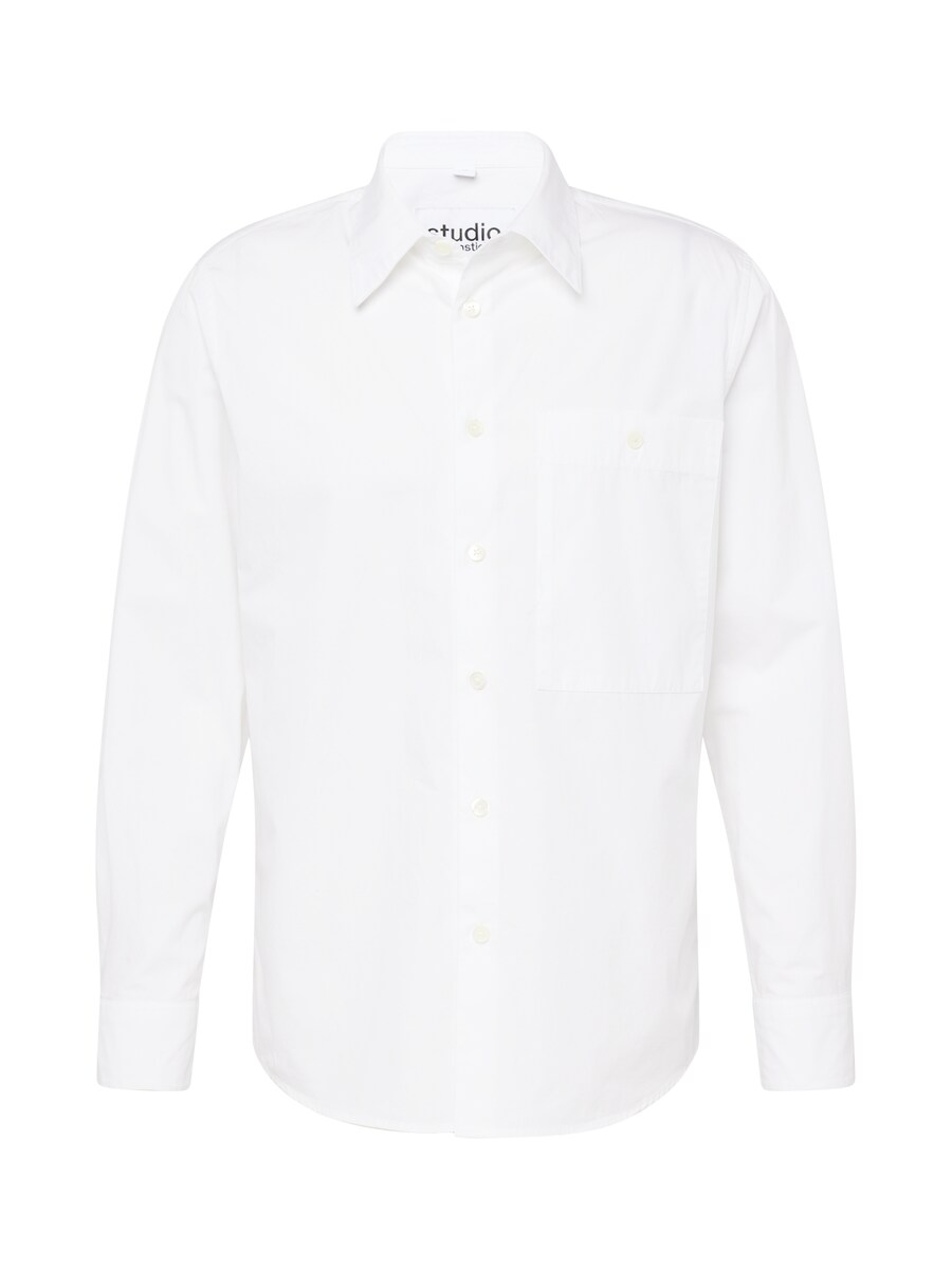 

Повседневная рубашка Studio Seidensticker Regular fit Button Up Shirt, белый