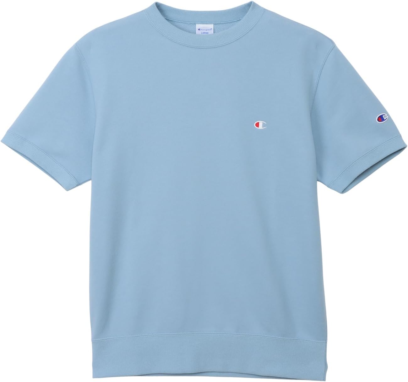 

Мужская толстовка Champion C3-Z020 с длинным рукавом, больших размеров, с вышитым логотипом One Point, коротким рукавом и круглым вырезом, небесно-голубой, Синий, Мужская толстовка Champion C3-Z020 с длинным рукавом, больших размеров, с вышитым логотипом 