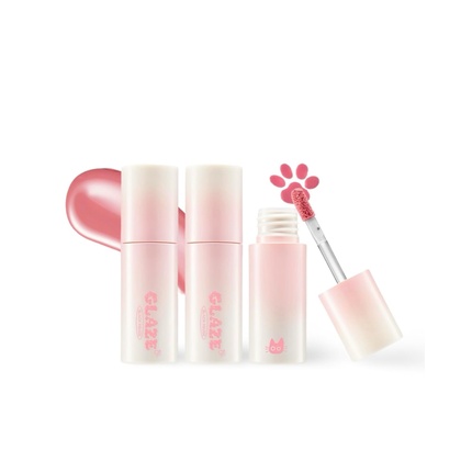 

Chewy Lip Glaze Блестящий блеск для губ Korean Beauty Gz01 Peach Blossom 3.5 Black Rouge