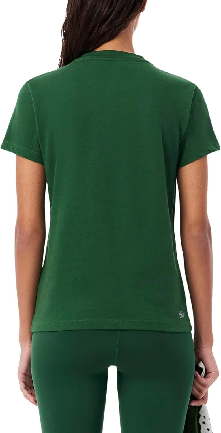 Футболка техническая Lacoste Ultra Dry, зеленый — фото 2