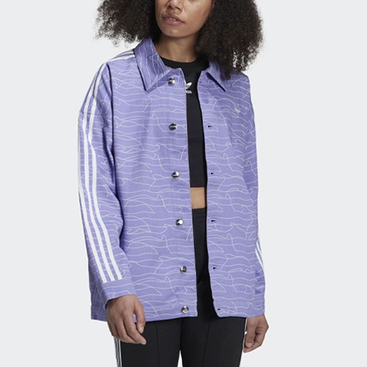 Adidas Originals Женская куртка, цвет Light Purple — фото 3