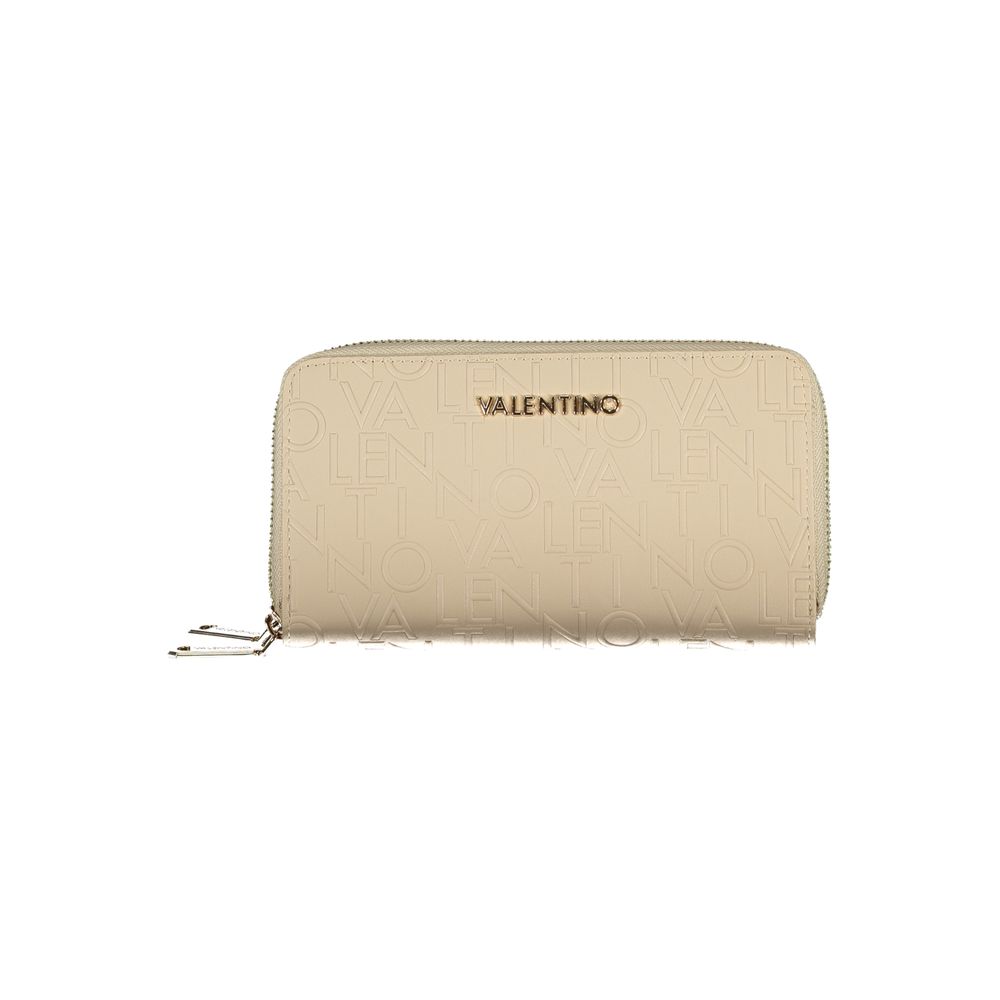 

Бежевый полиэтиленовый кошелек Valentino Bags
