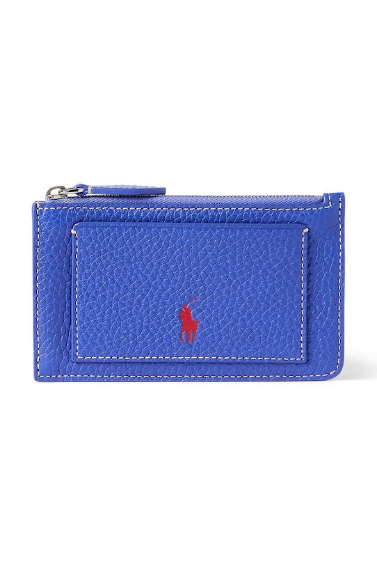 

Кожаный кошелек Polo Ralph Lauren, фиолетовый