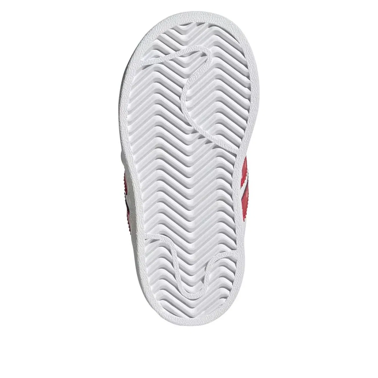 Кроссовки Adidas x Disney Superstar LED Lights 'White Bright Red' KK1294, белый — фото 3