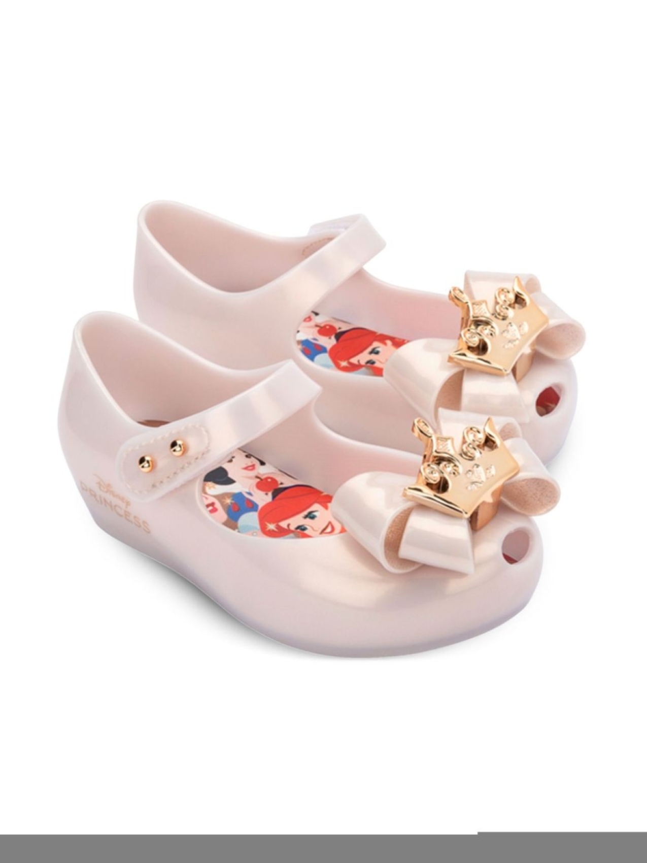 

Mini Melissa балетки Ultragirl II Disney Princess, нейтральный цвет