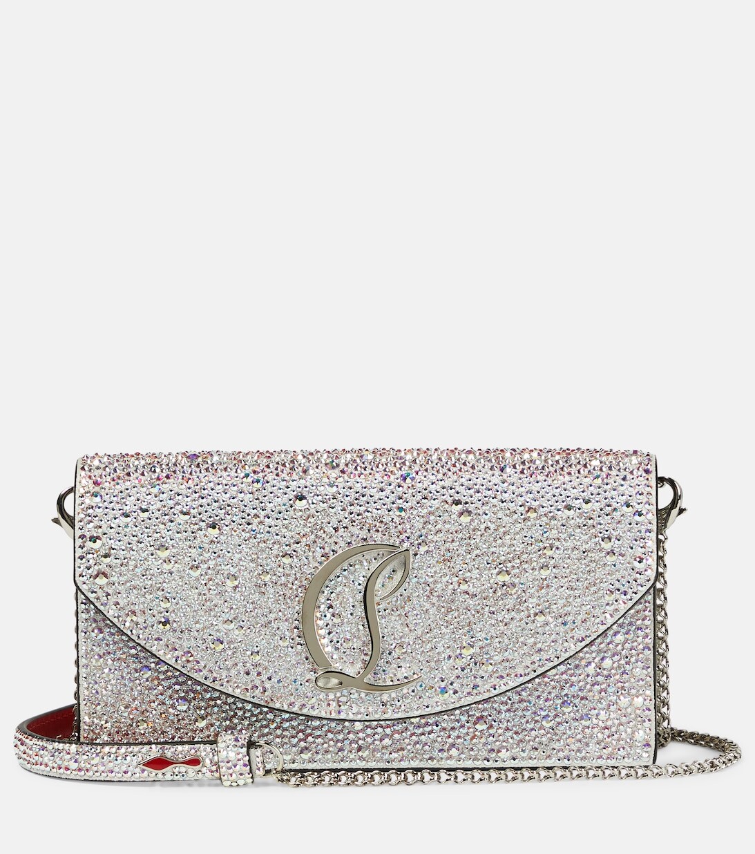 

Кожаный клатч Loubi54 с декором Christian Louboutin, разноцветный