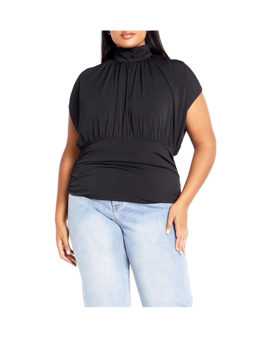 

Женская футболка Kay CITY CHIC, Black, Черный, Женская футболка Kay CITY CHIC, Black