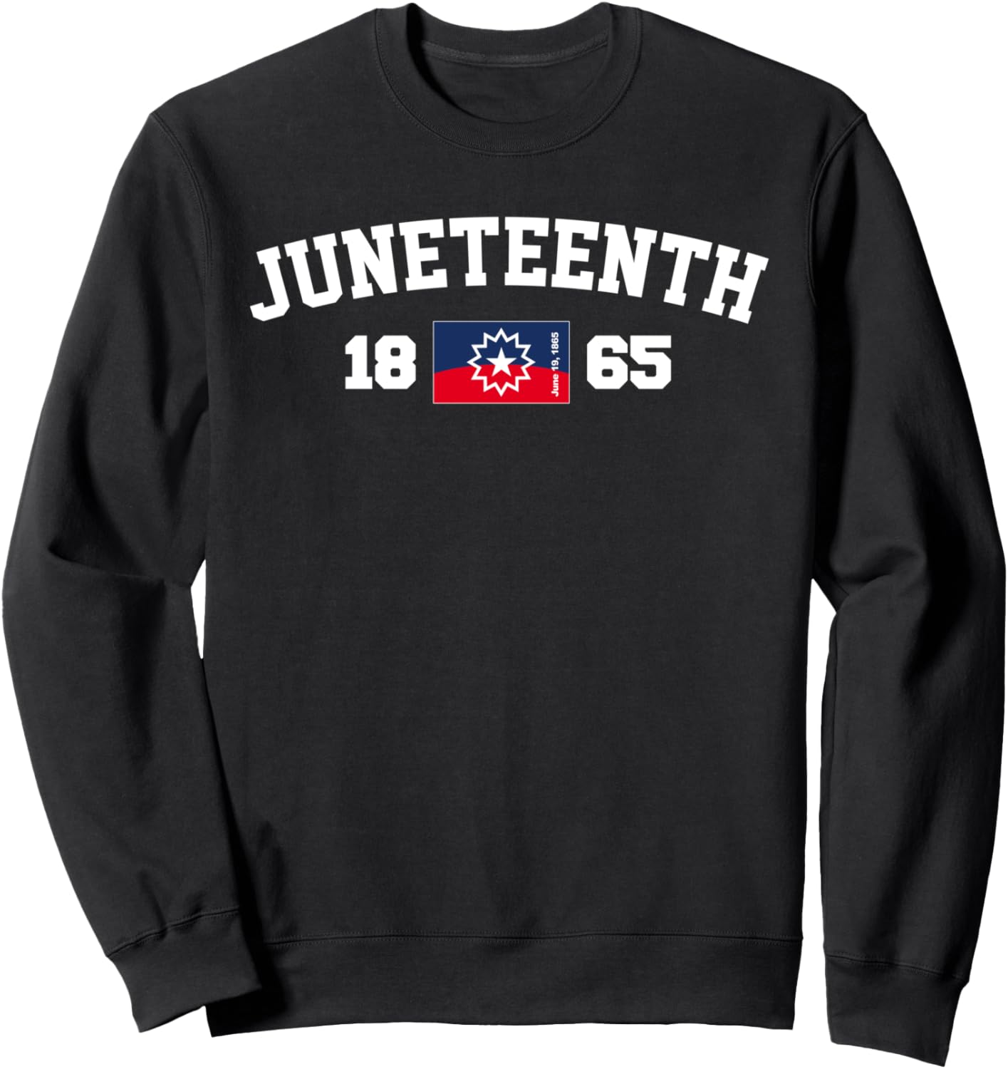 

Футболка с американским флагом ко Дню освобождения рабов 1865 года Miftees Juneteenth Tees, черный