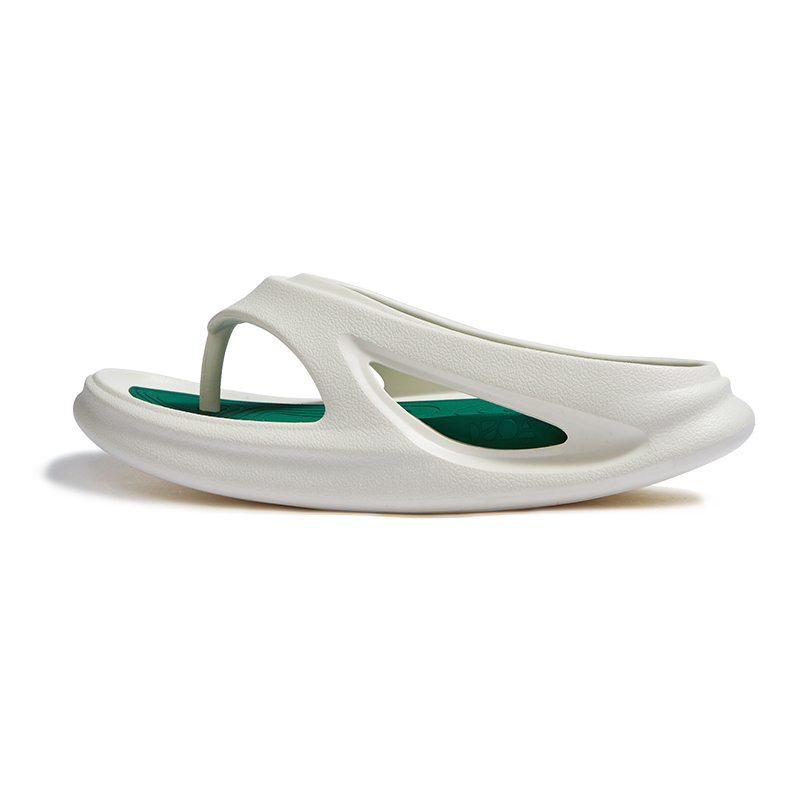 

0592 Сланцы унисекс светло-зелёные в горошек, цвет Dot Green (Flip-Flops)