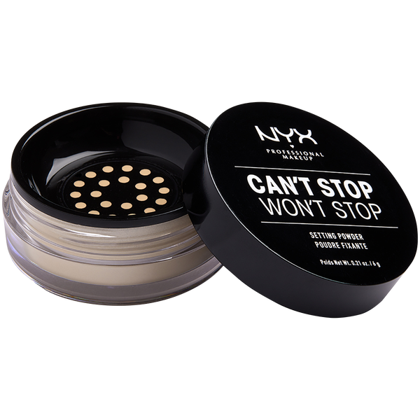 

Легкая-средняя пудра-фиксатор макияжа, 6 г Nyx Professional Makeup Can'T stop won't stop, цвет light-medium