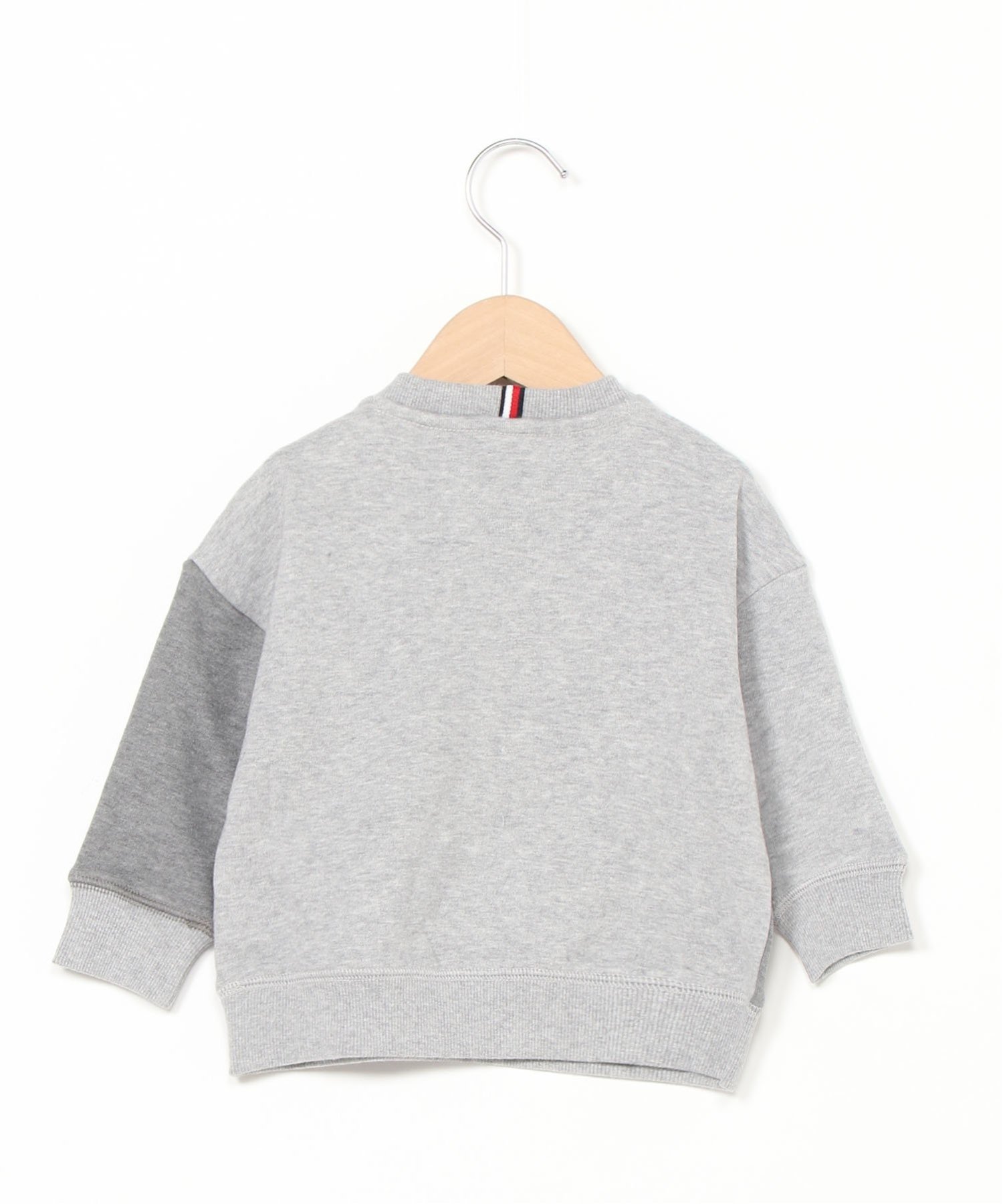 (K) Толстовка с монотипным принтом TOMMY HILFIGER BOYS, Gray — фото 3