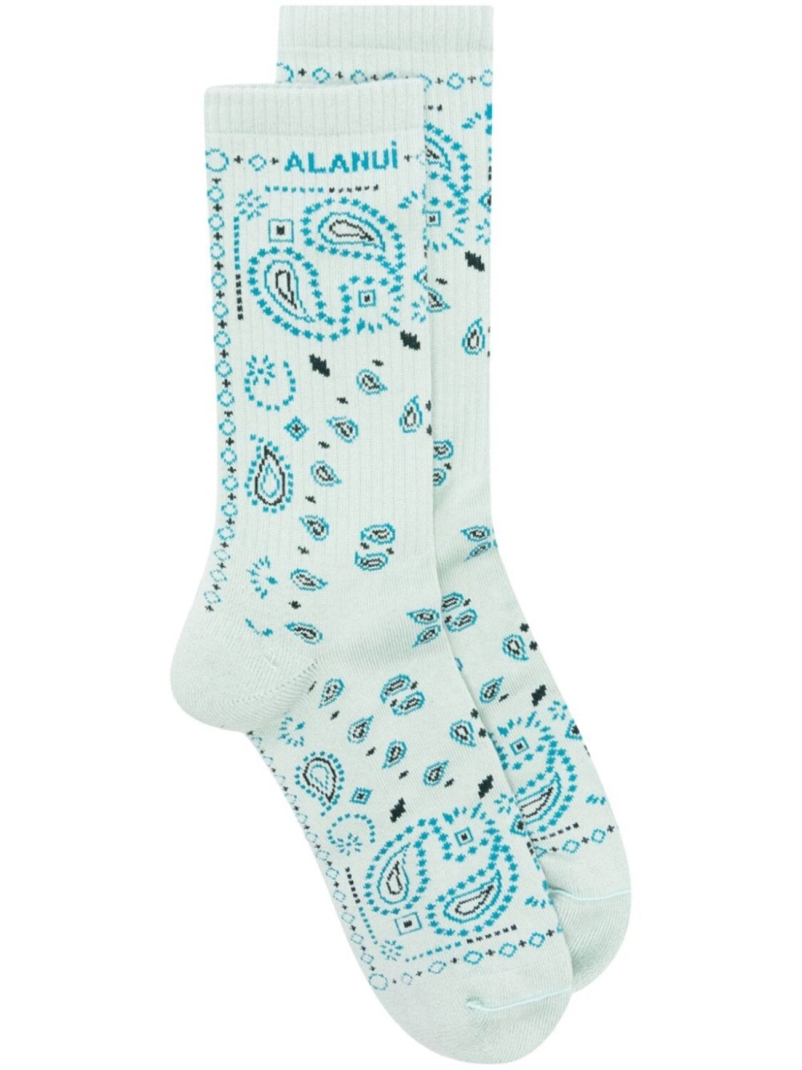 

Alanui носки Bandana с вышитым логотипом, синий