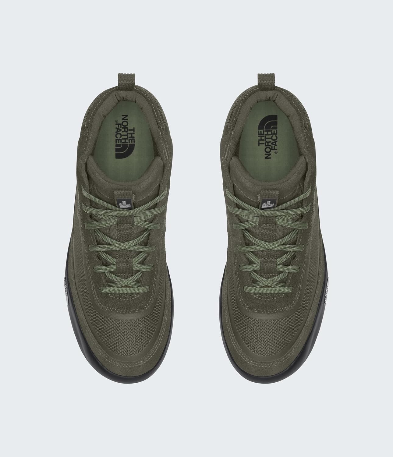 Унисекс-зимние ботинки The North Face Clyffe Mid с утеплителем и водонепроницаемой мембраной, Кроссовки-ботинки для мужчин и женщин с подошвой Vibram, зеленый — фото 3
