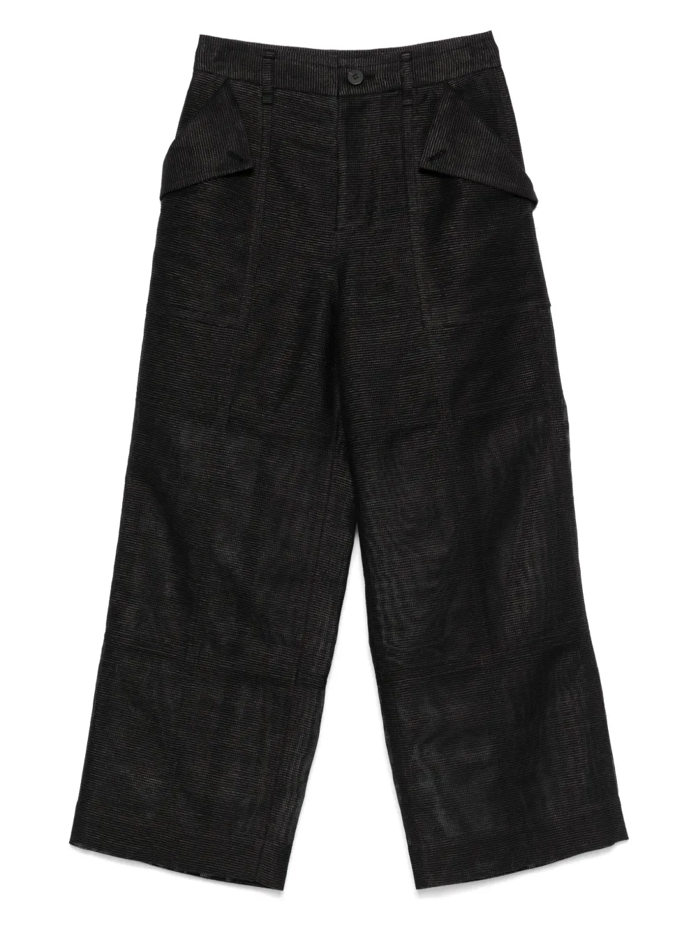 

Брюки с накладными карманами Issey Miyake, черный