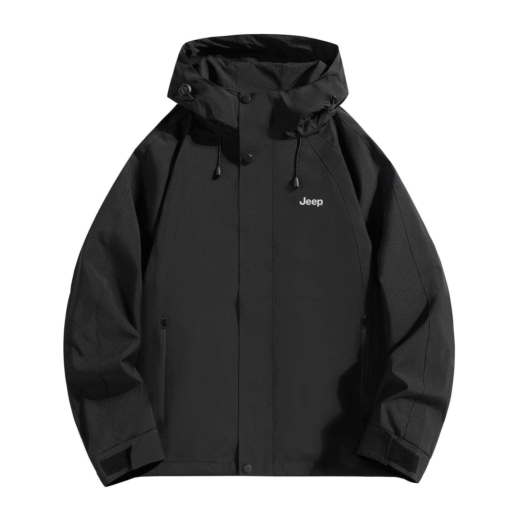 

Jeep Водонепроницаемая и ветрозащитная утепленная ветровка Unisex, Pure Black