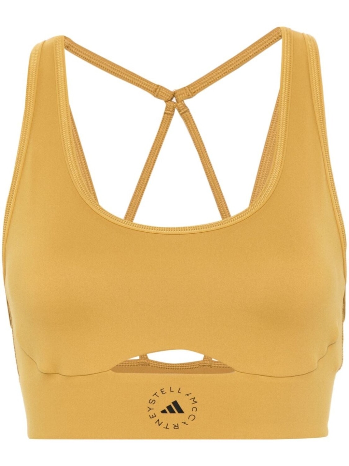 

Adidas by Stella McCartney спортивный бюстгальтер TrueStrength, желтый
