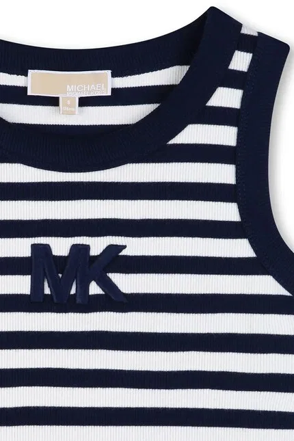Топ детский без рукавов Michael Kors, синий — фото 4