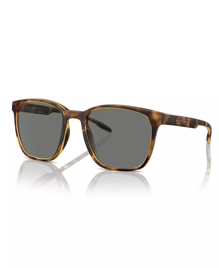 

Унисекс поляризованные солнцезащитные очки, Targhee Square Xd9046 Native Eyewear, коричневый