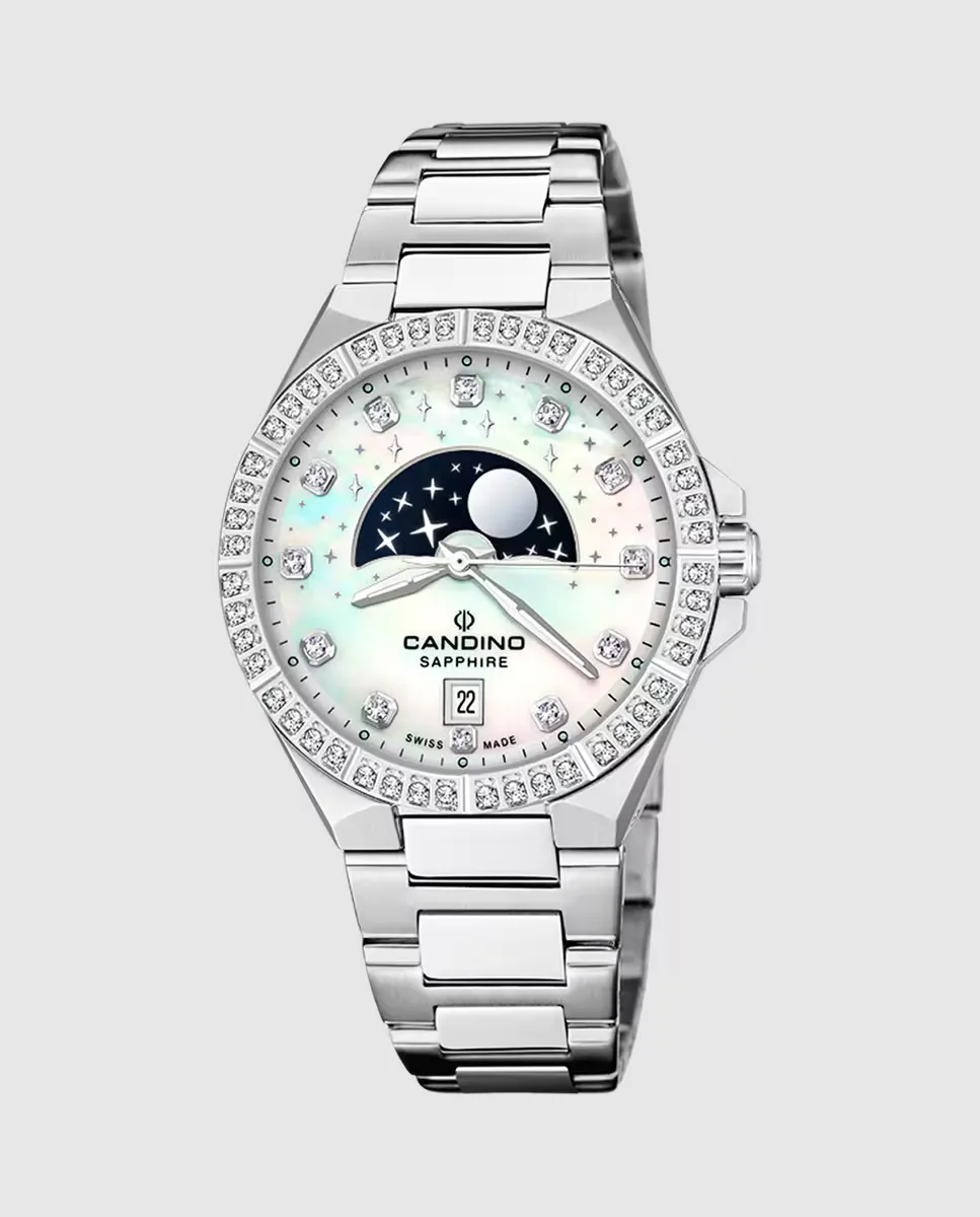 

C4760/1 Lady Elegance женские часы из серебряной стали Candino, серебряный