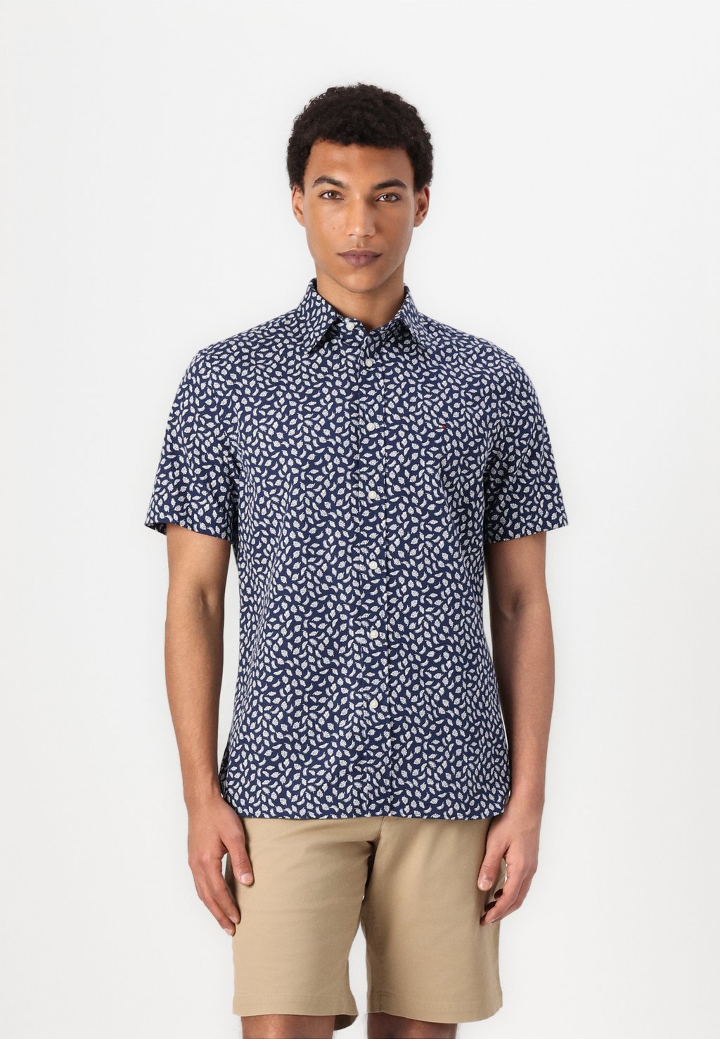 

Рубашка SHIRT Tommy Hilfiger, Preppy Navy/Ivory Petal