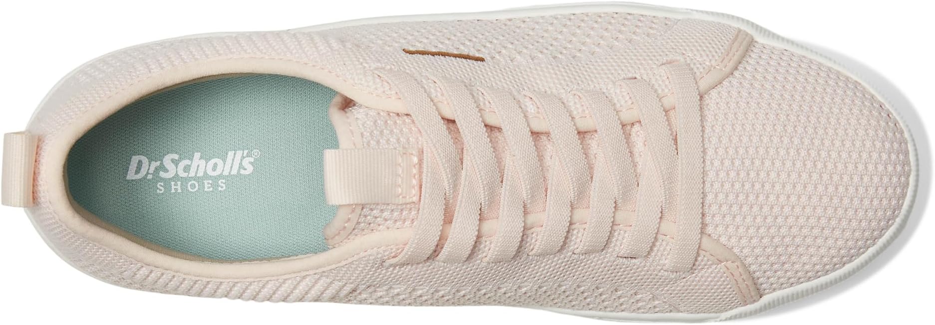 Кроссовки Dr. Scholl's Time Off Knit Lace-Up, цвет Petal Pink Faux Leather — фото 2