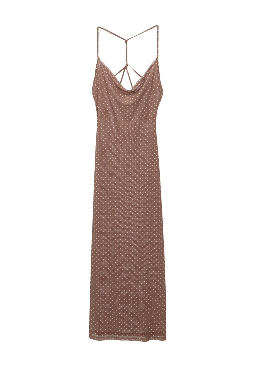 

Повседневное платье POLKA DOT PULL&BEAR, коричневый