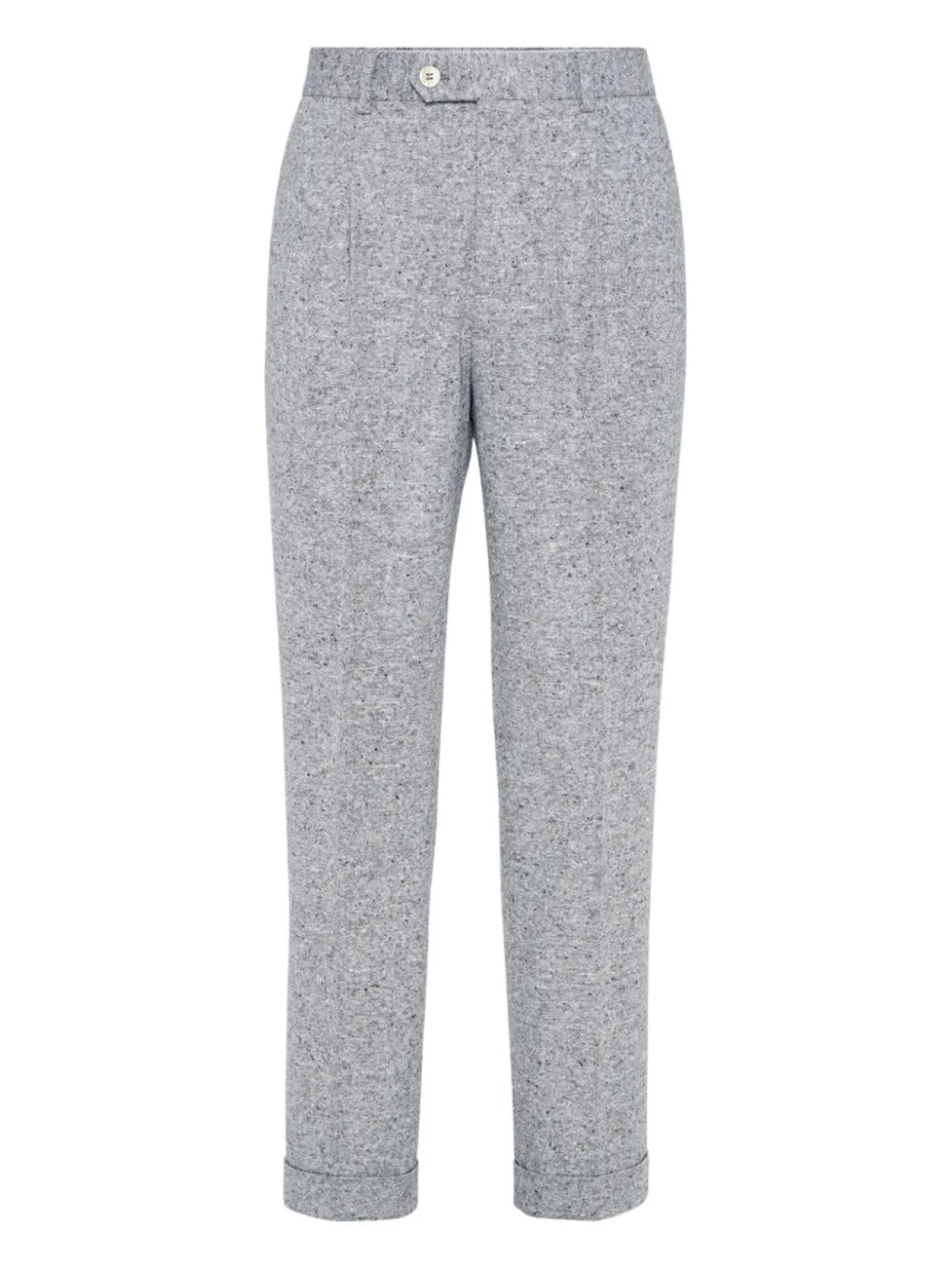 

Brunello Cucinelli брюки Sharkskin, серый