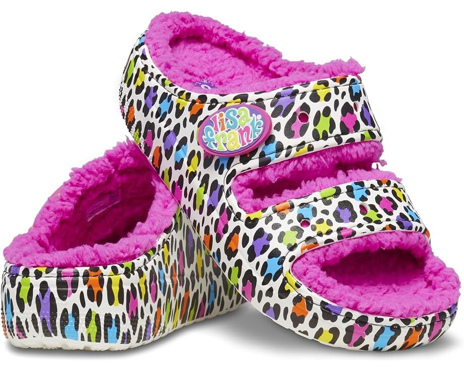 

Сандалии Crocs Lisa Frank Cozzzy, цвет White/Multi
