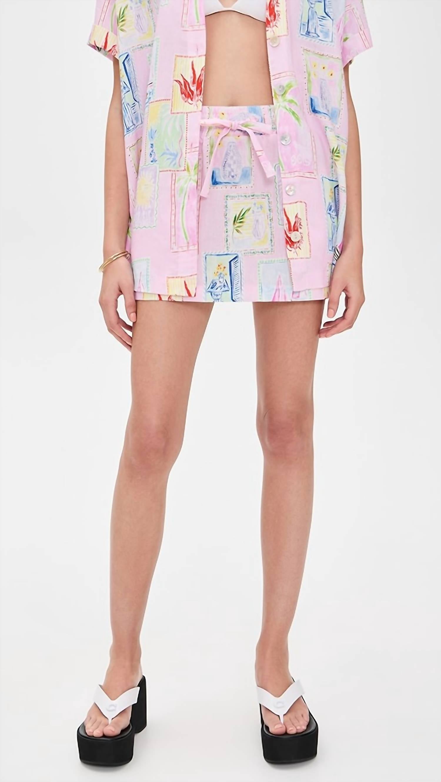 

Юбка Bay Street Summer Soliel Linen Show Me Your Mumu, Summer Soliel Linen