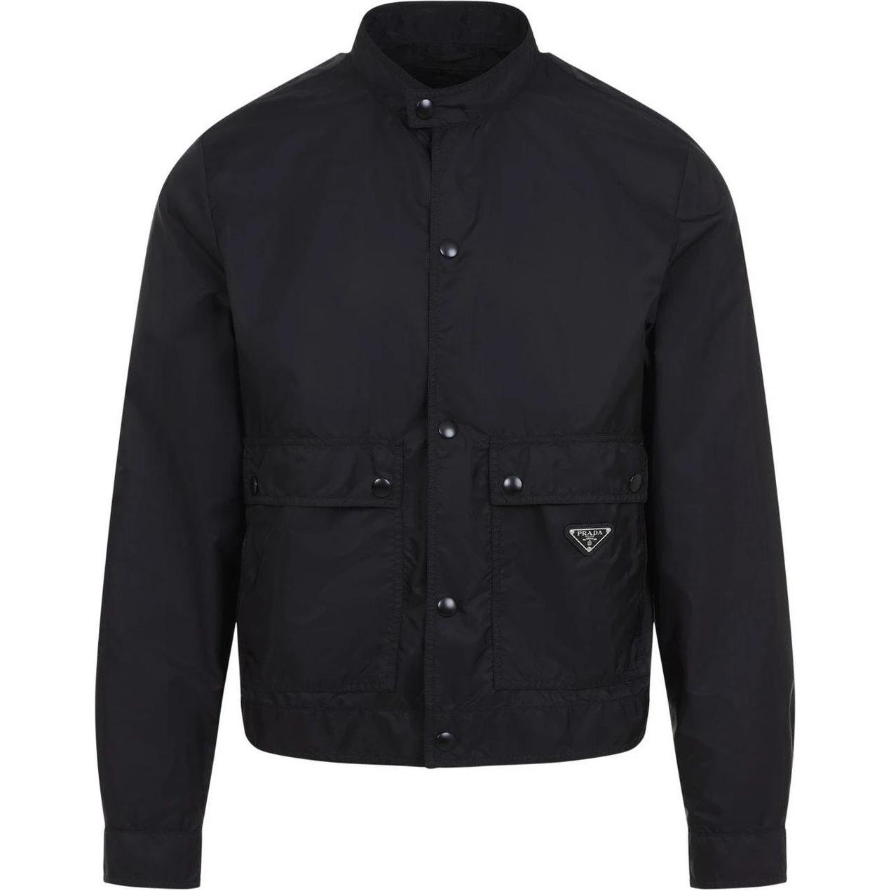 

PRADA Куртка с длинным рукавом и логотипом, Black