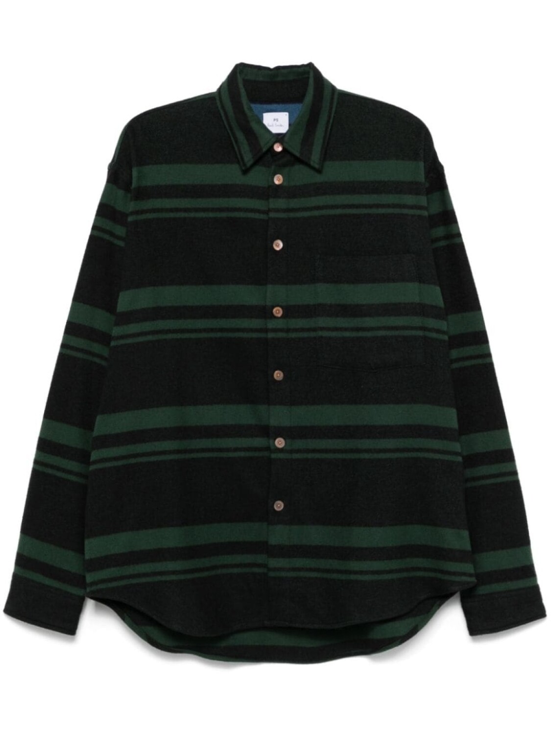 

PS Paul Smith рубашка в полоску, зеленый
