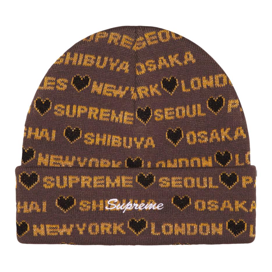 

Supreme Боб с сердечками, Brown