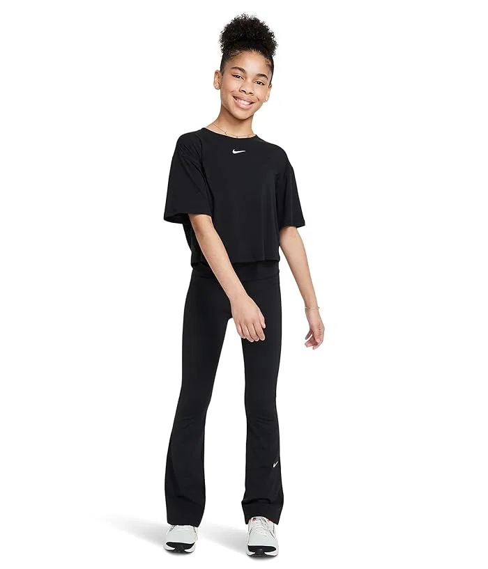 Футболка Nike One Relaxed Dri-FIT, Black/White — фото 3